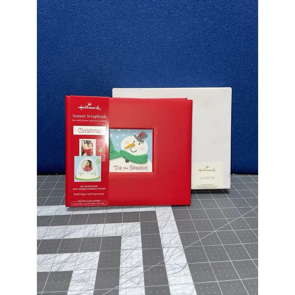 Hallmark Christmas Instant Scrapbook Unused 20 Embellished 6x6